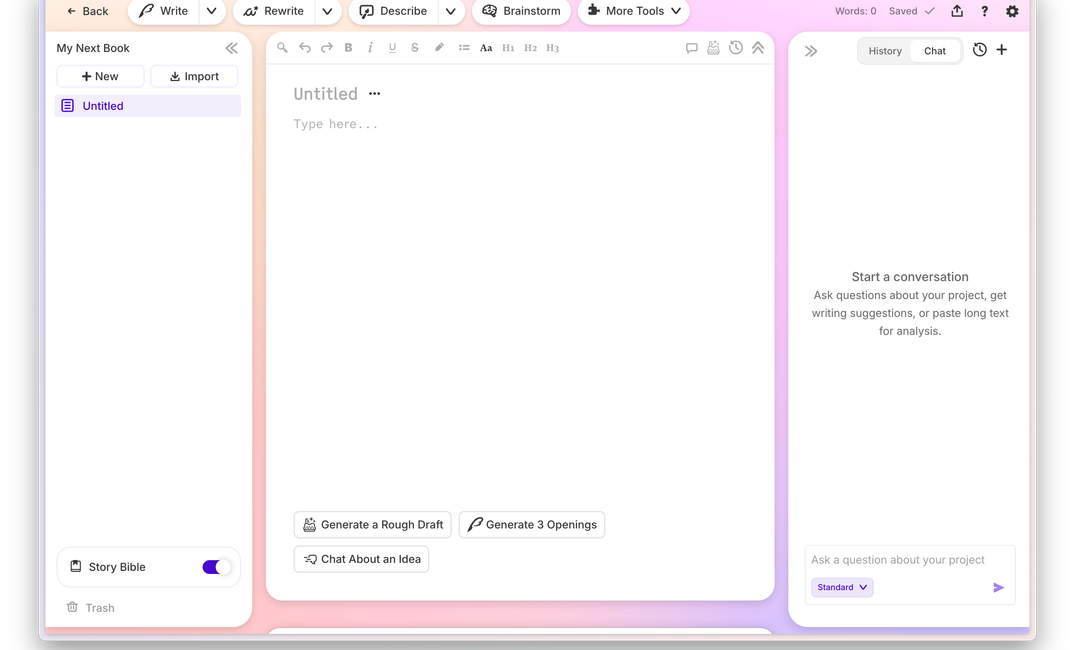 Show Don't Tell: How Sudowrite's Describe Feature Makes Your Prose Come Alive