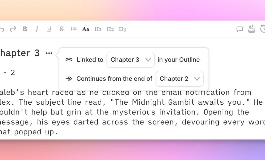 How to Avoid Plot Holes: Sudowrite's Chapter Continuity Feature Explained